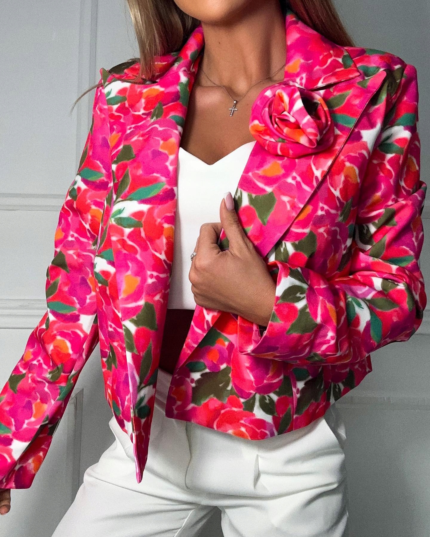 Ooh La La sako s dlouhým rukávem, velikost M/L