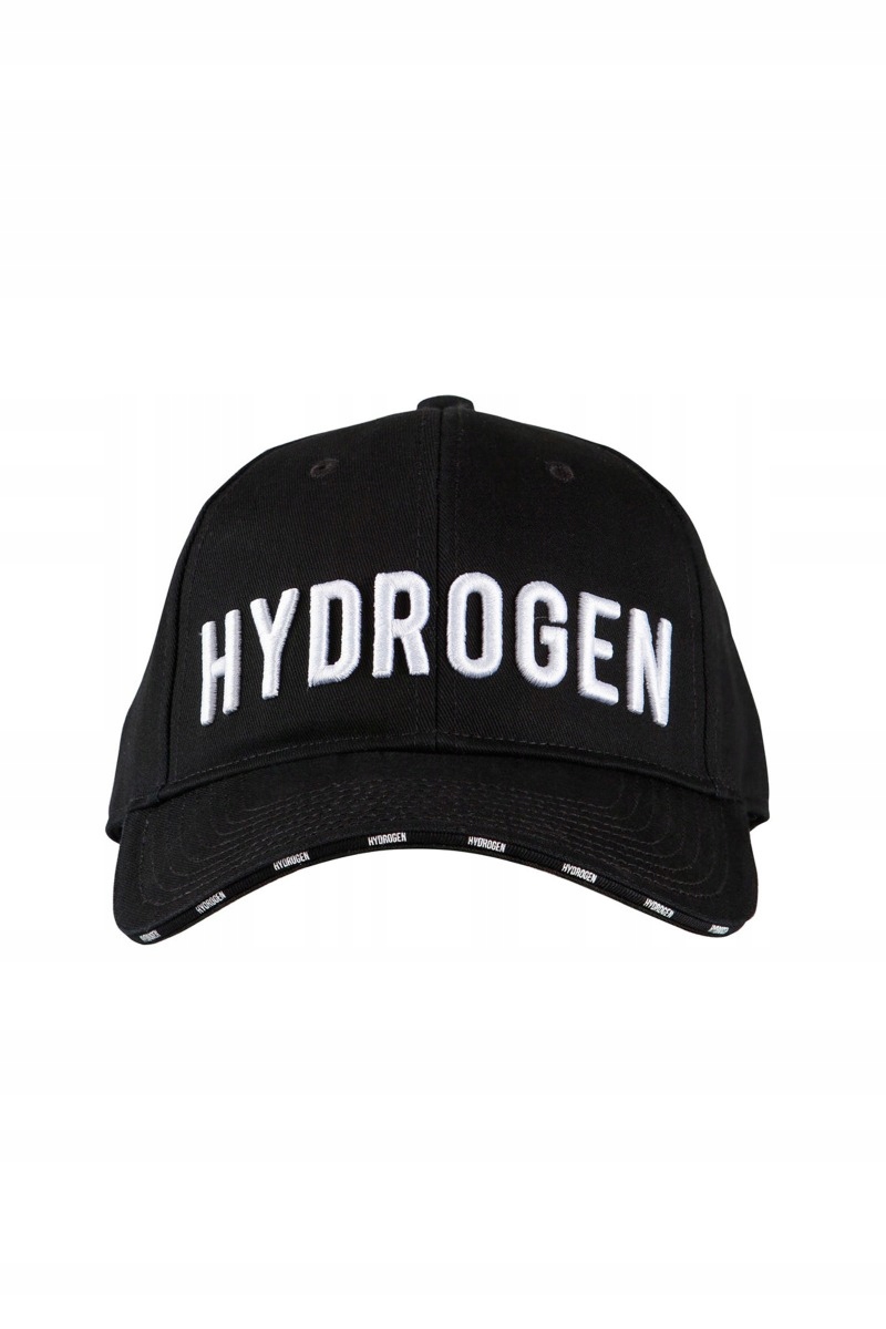 Czapka Hydrogen Icon Tennis Cap Black One Size