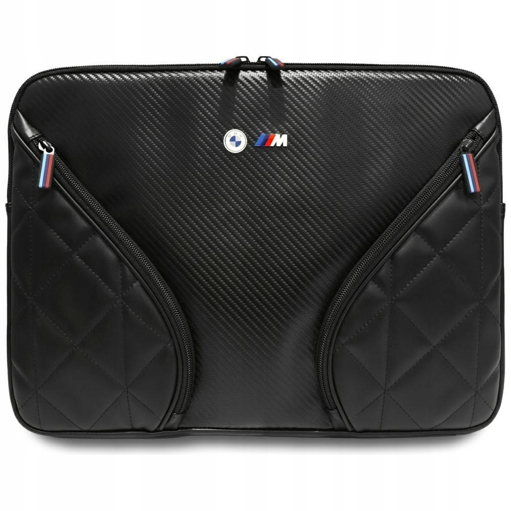 Taška Bmw Carbon Pockets&Metal Logo Sleeve 16", černá