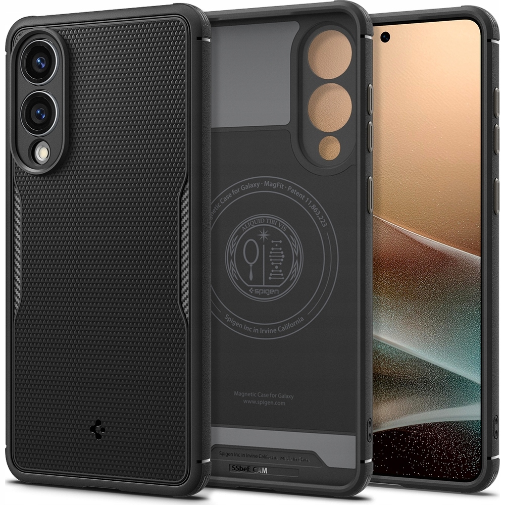 Etui do Galaxy S25 Edge, Spigen Core Armor do MagSafe solidne matowe plecki