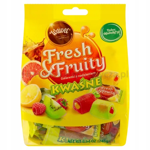 Levně Wawel Želé Fresh Fruity Kyselé 245 g