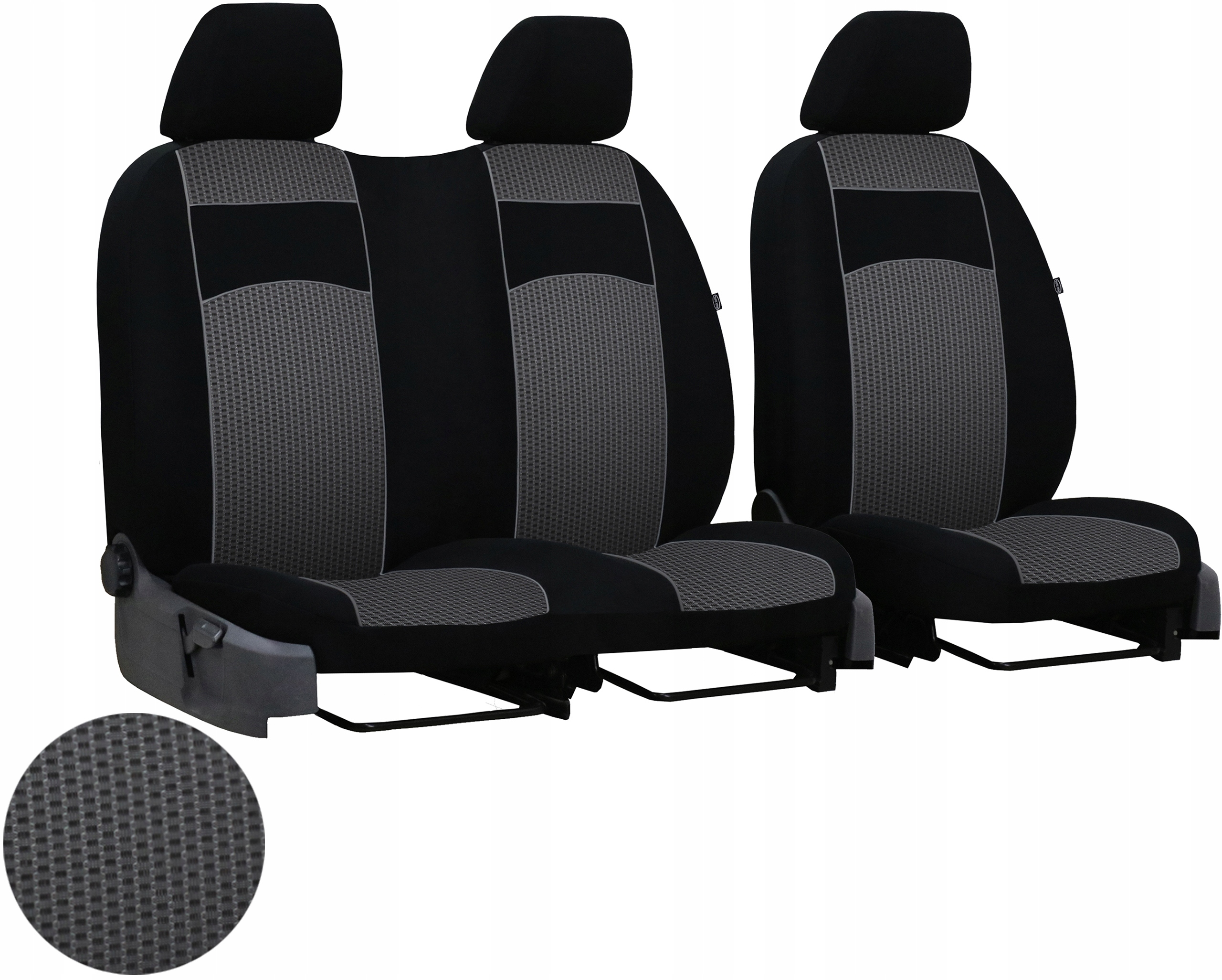 Silné Odměrné Potahy Autobusů Na Sedadla Do Vw T6 2+1