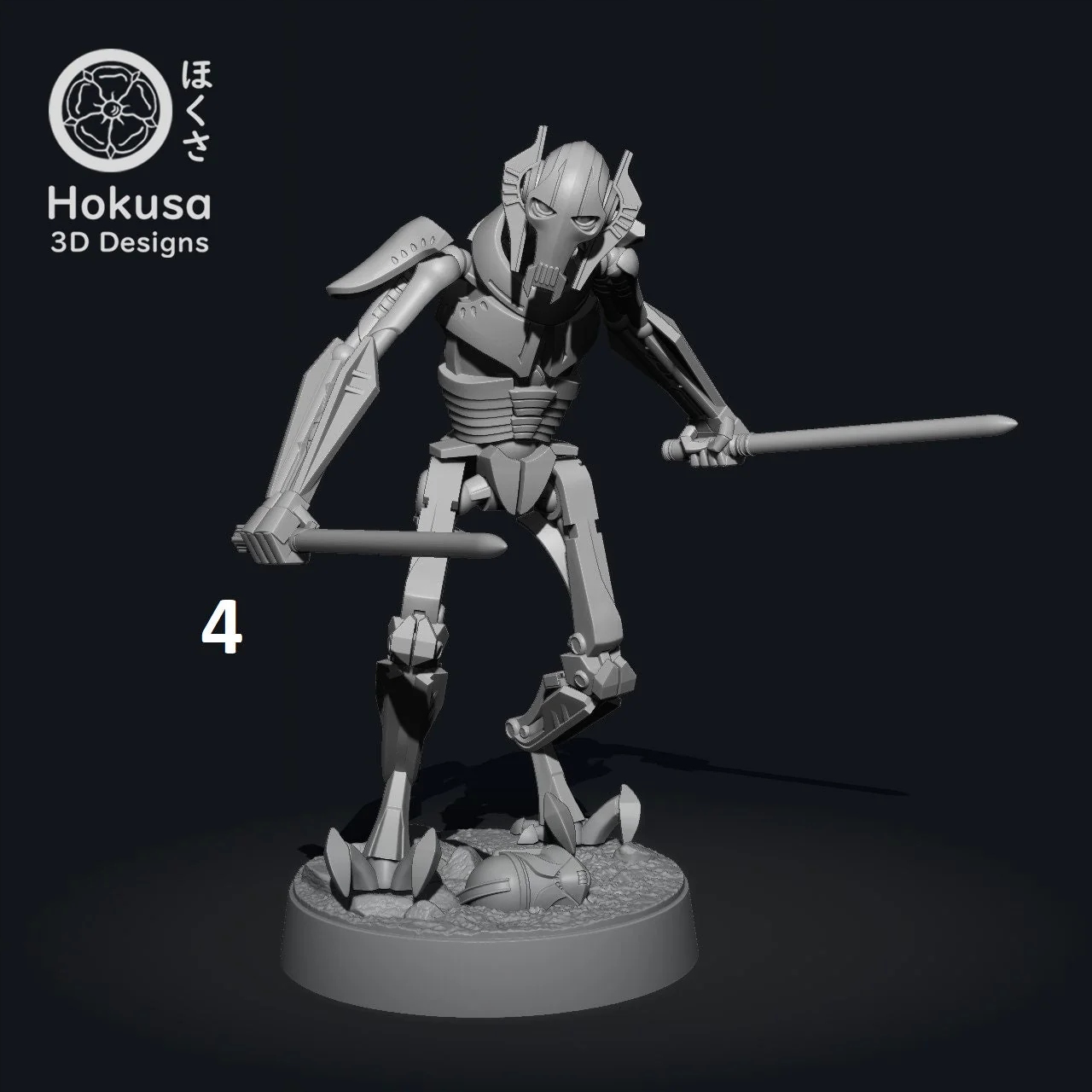 The Cyborg General model pasuje do gry StarWars Legion 6 Rodzaj element terenu