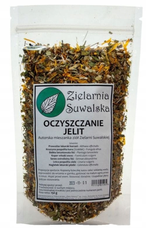

Oczyszczanie Jelit Mieszanka Ziołowa 150g