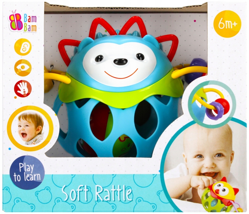 

Grzechotka Miękka Jeżyk Bam Bam 384451