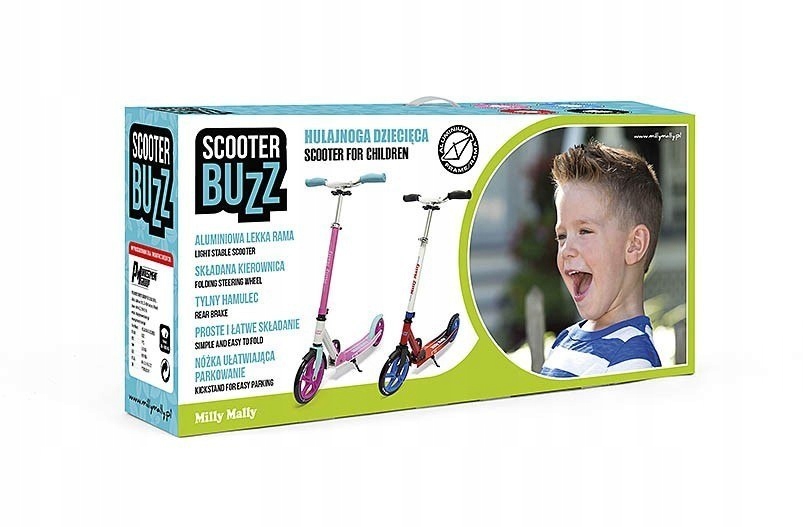 Hulajnoga Buzz Black koła 205mm na Łożyskach Kod producenta 5901761124125