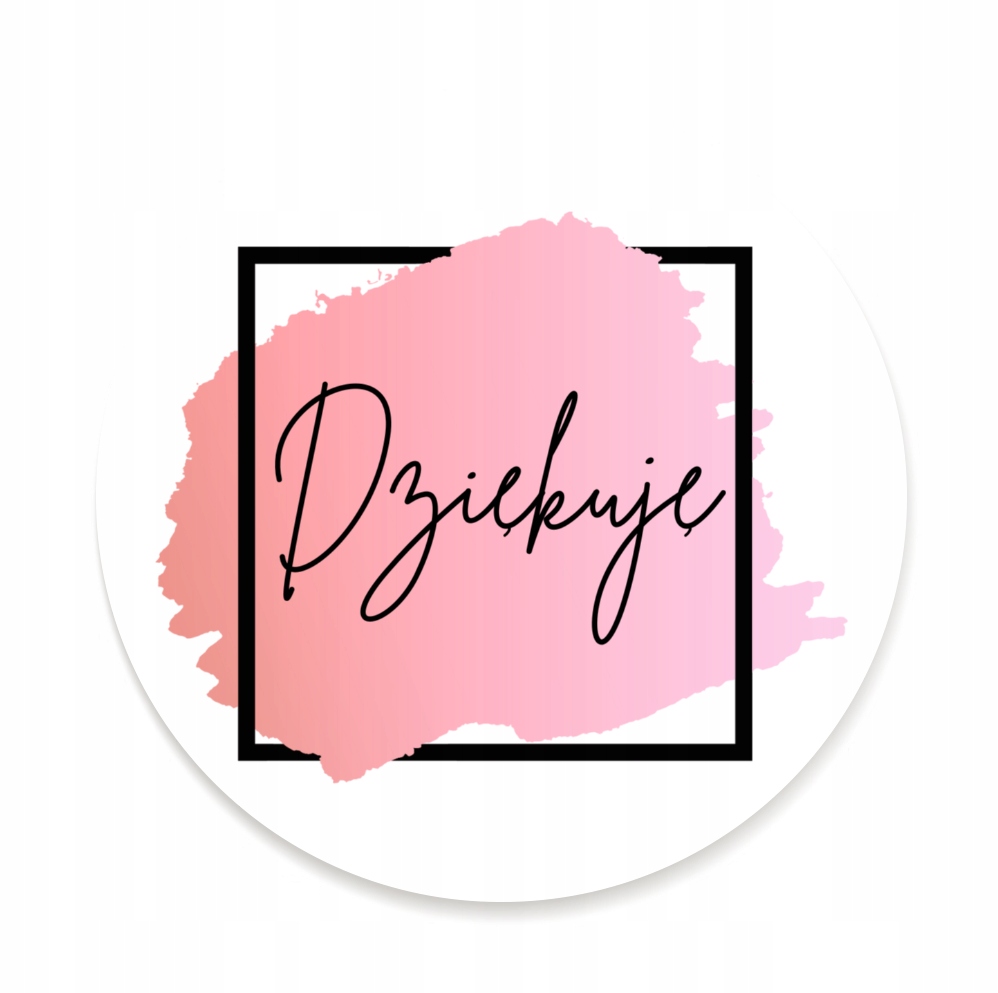

Naklejki ozdobne Dziękuję etykiety 24 sztuki jasne
