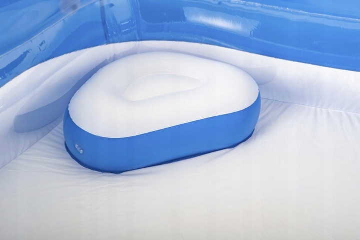 BASEN DMUCHANY DLA DZIECI OGRODOWY Z OPARCIEM Wysokość 69 cm