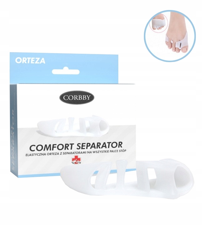 

Komfortowa Opaska Orteza Separator Palców Stóp