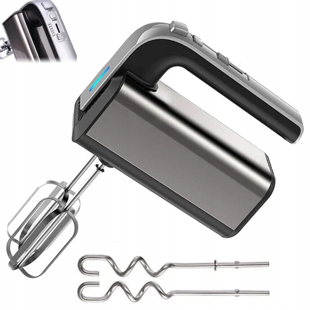 Kuchyňský Ruční Mixér 300W 5 Rychlostních Stupňů Turbo Háky Míchadla
