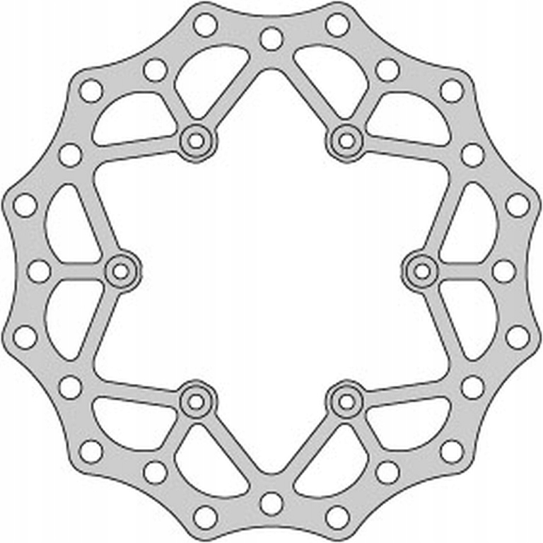 Delta Braking Brzdový Kotúč Zadný Yamaha Yz 125 '02-21, Wrf 250 '02-21, Wr