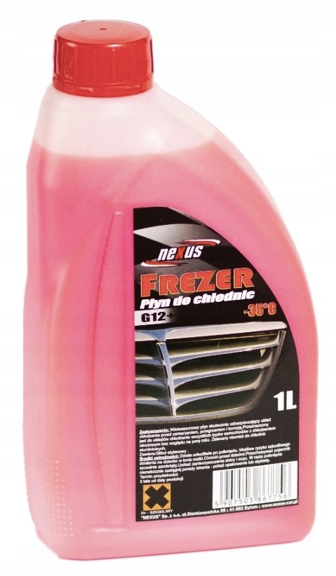 Płyn do chłodnic G12 Pl 1l G12+ różowy 99PCH1G12N