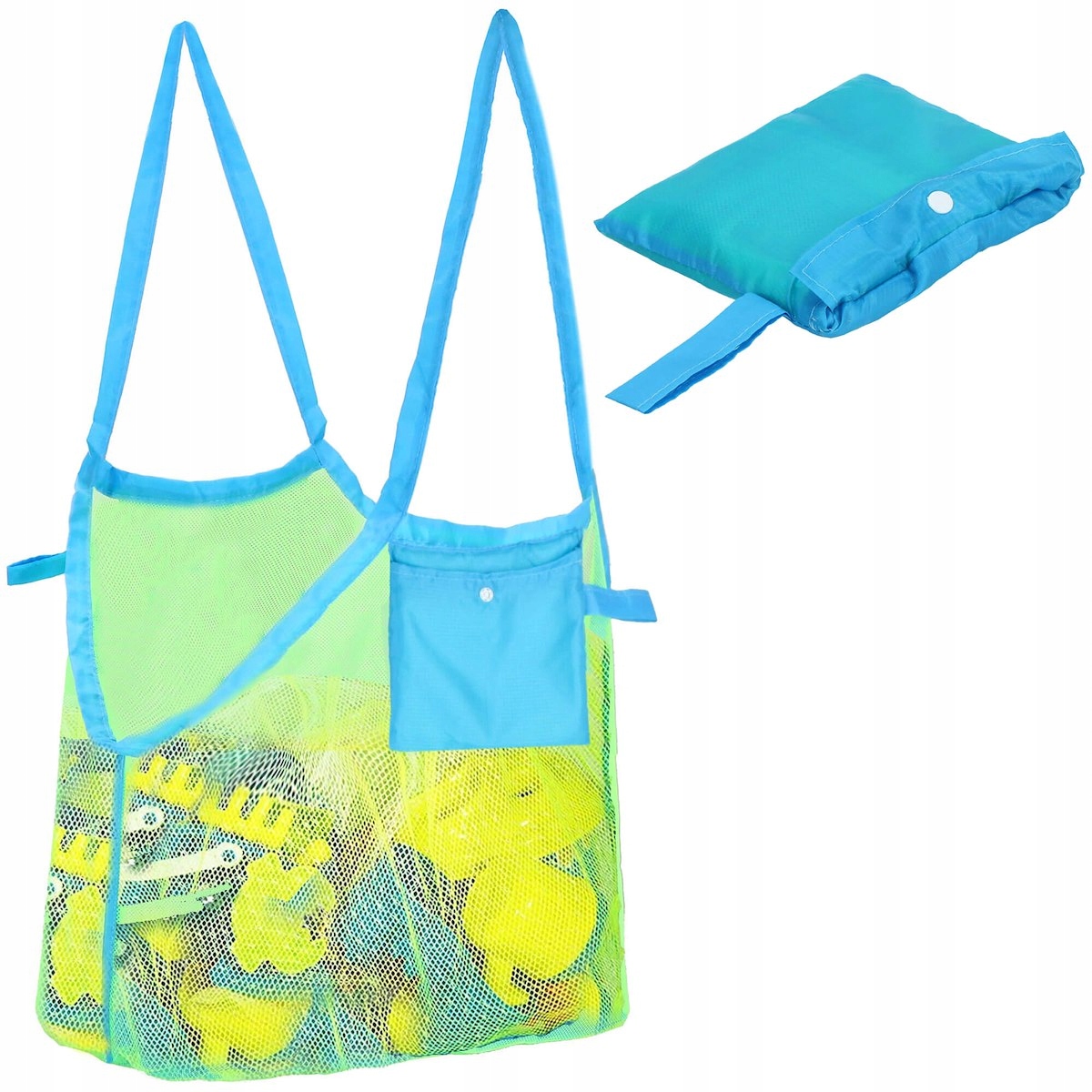 

Torba Plażowa Torebka Worek Na Plażę Siatka XXL