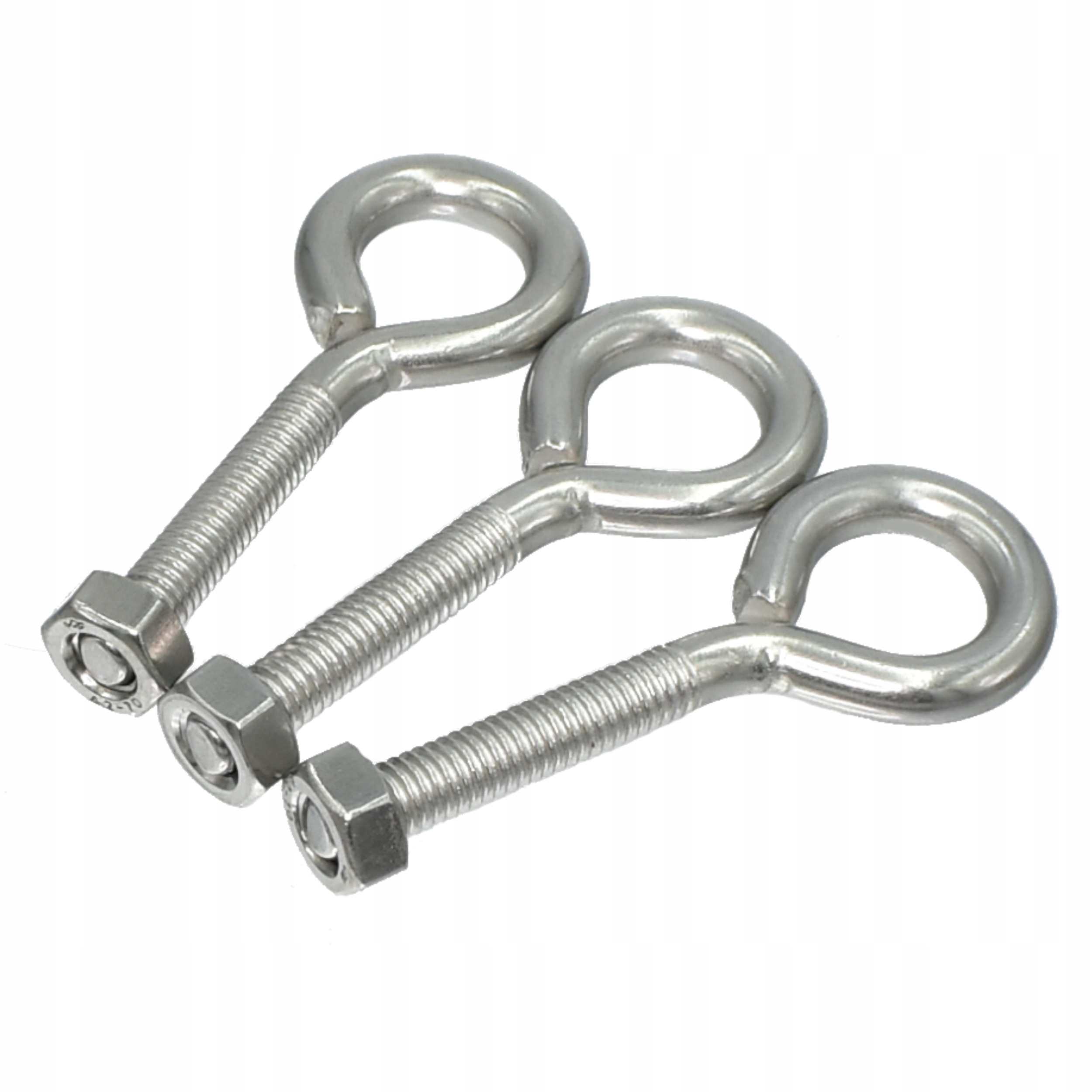 ŚRUBA OCZKOWA M8X80 NIERDZEWNA HAK Z GWINTEM LINA Kod producenta KAT01987