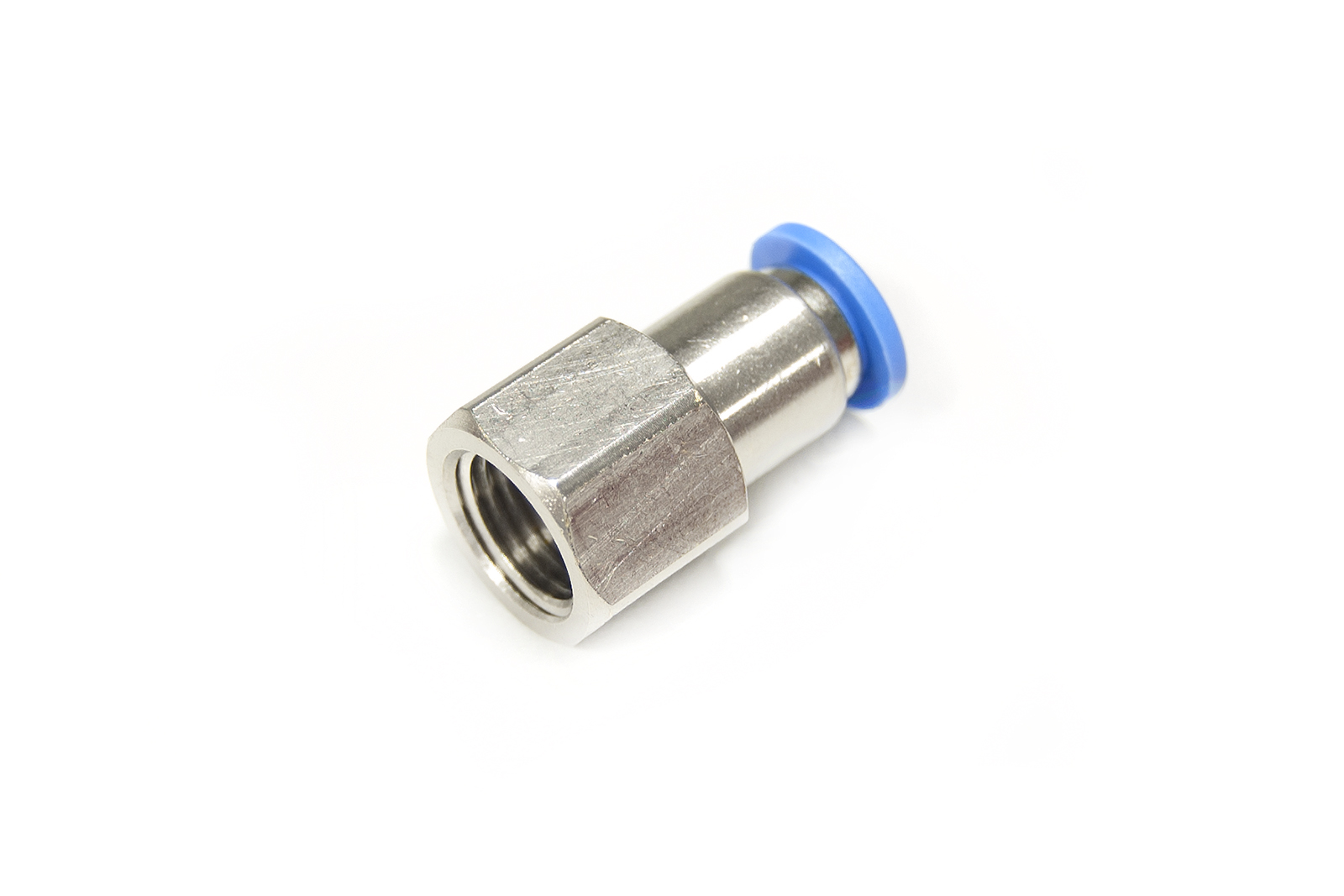 

Złączka wtykowa prosta 8 mm 1/4" Gw nikiel