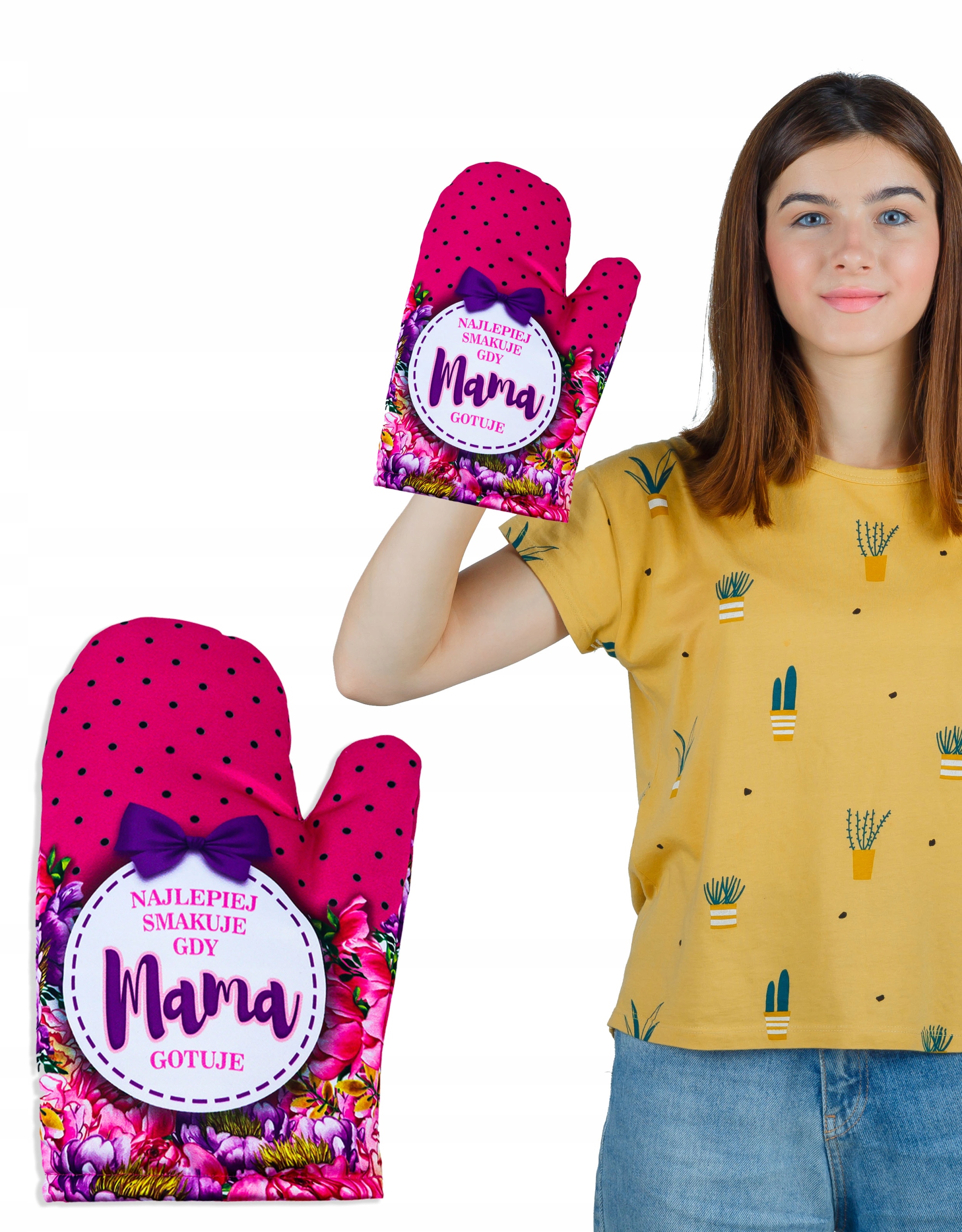 

Rękawica kuchenna Dzień Matki tata mama