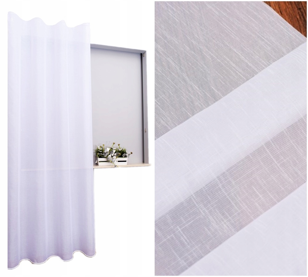 

Firana Gładka Natura Metraż Nowozesna 300 cm