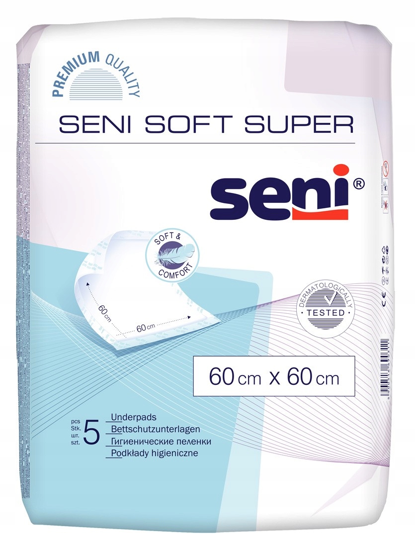 

Seni Soft Podkłady higieniczne 60 x 60cm 5 sztuk
