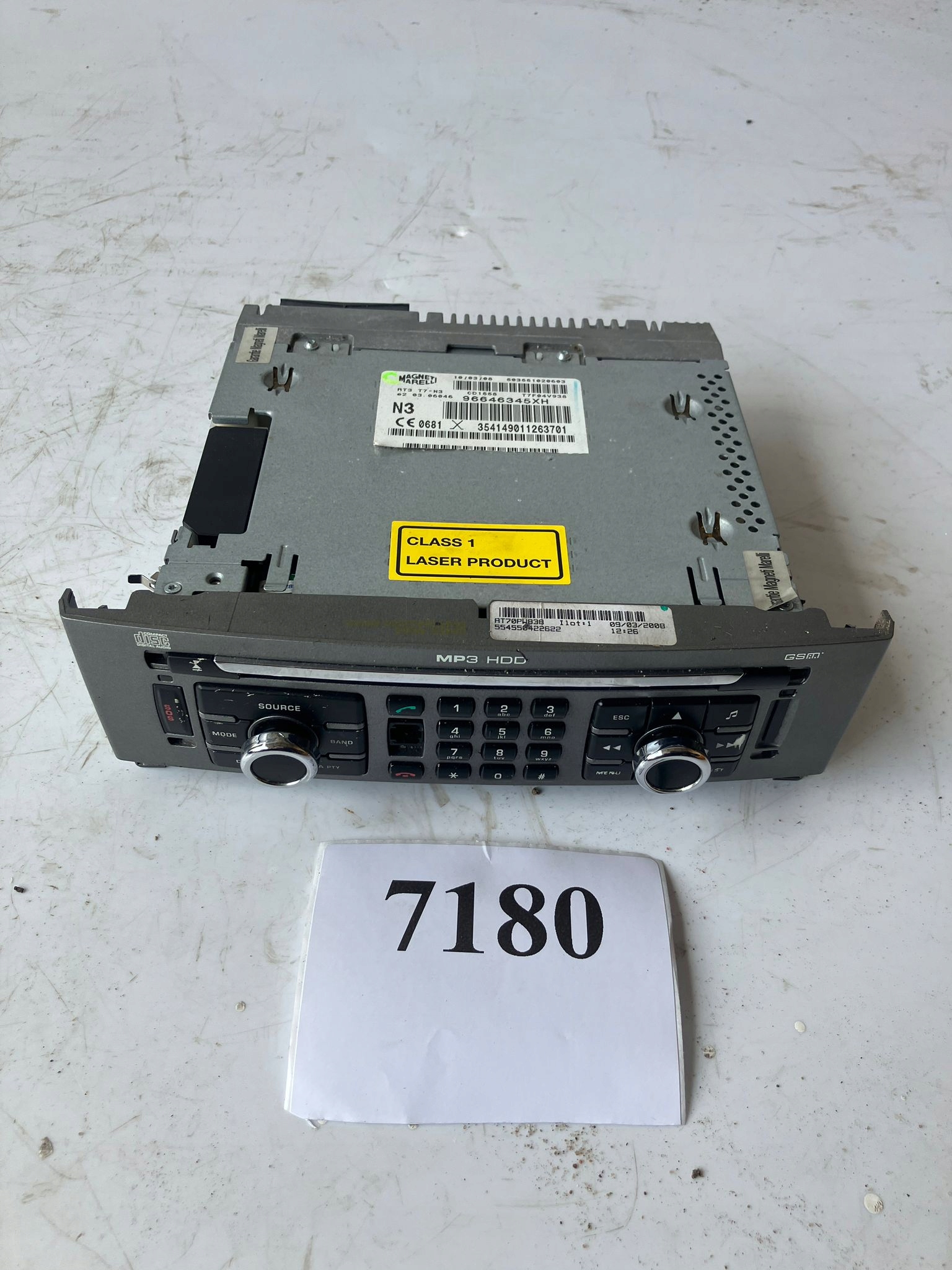 RADIO Navigation 308 T7 96646345XH RT3 T7-N3