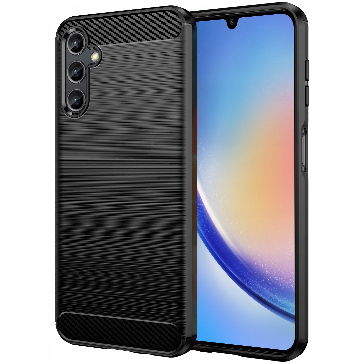 

Etui do Samsung Galaxy A34 5G Karbon Case Szkło