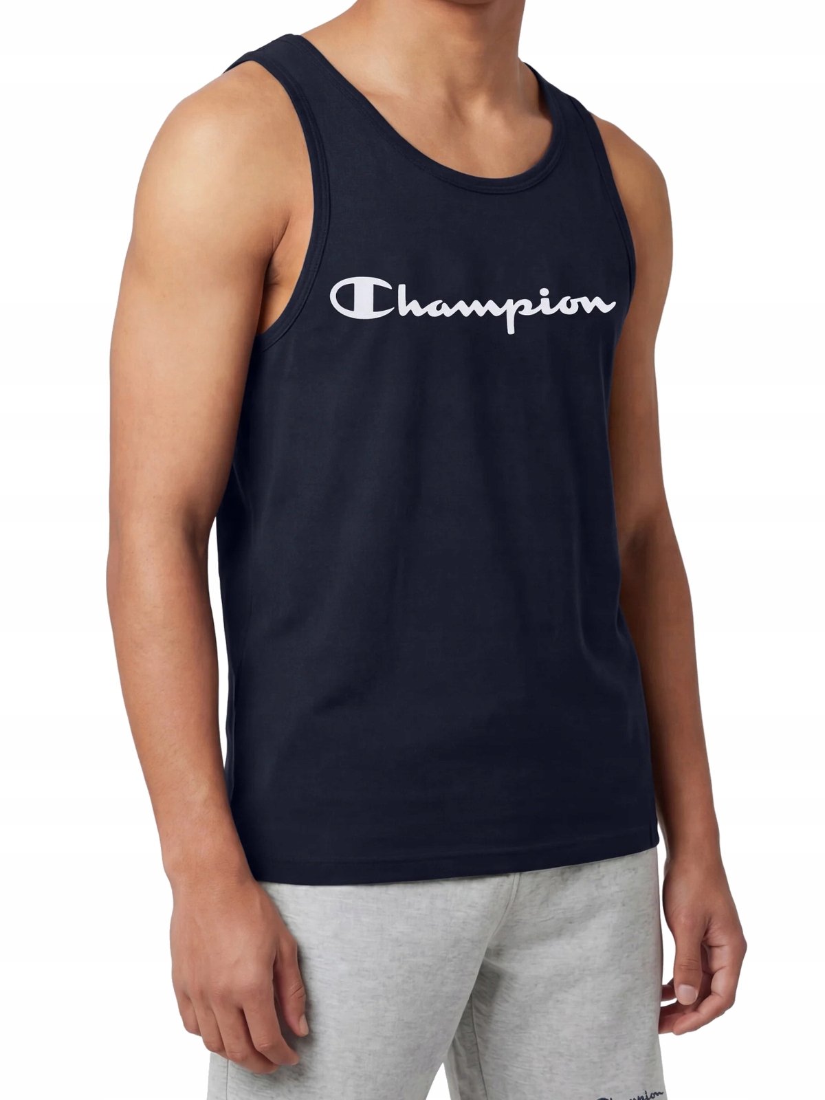 Tričko pánské Champion bez rukávů 222282-BS501 tmavě modrá tank top S