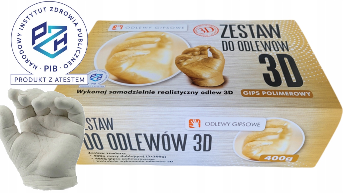 Uniwersalny Zestaw Do Wyk. Odlewu Gips Polimerowy
