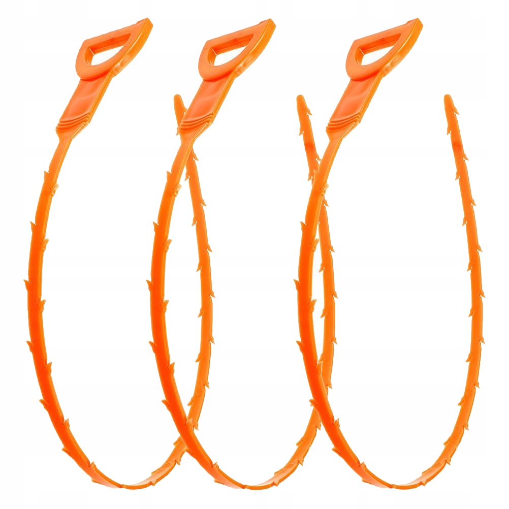 

3PCS Włosy odpływ Clog Rumunek Guma Czyszczenie