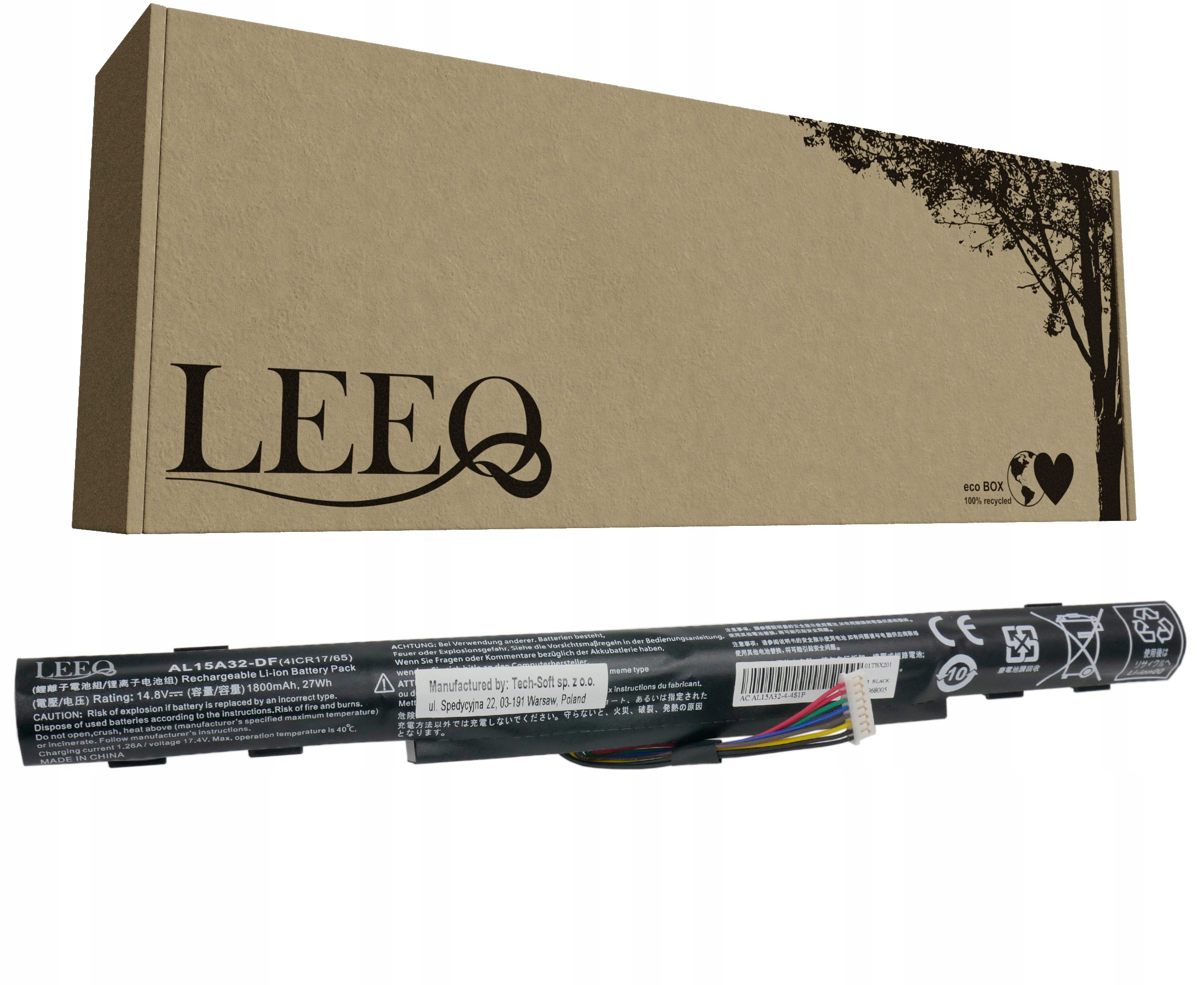 

Bateria AL15A32 do laptopa Acer Aspire TravelMate