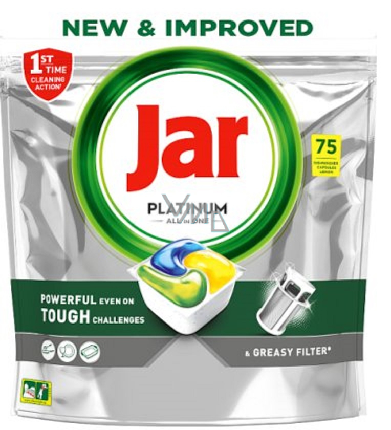 Levně Jar Platinum Lemon 75 ks