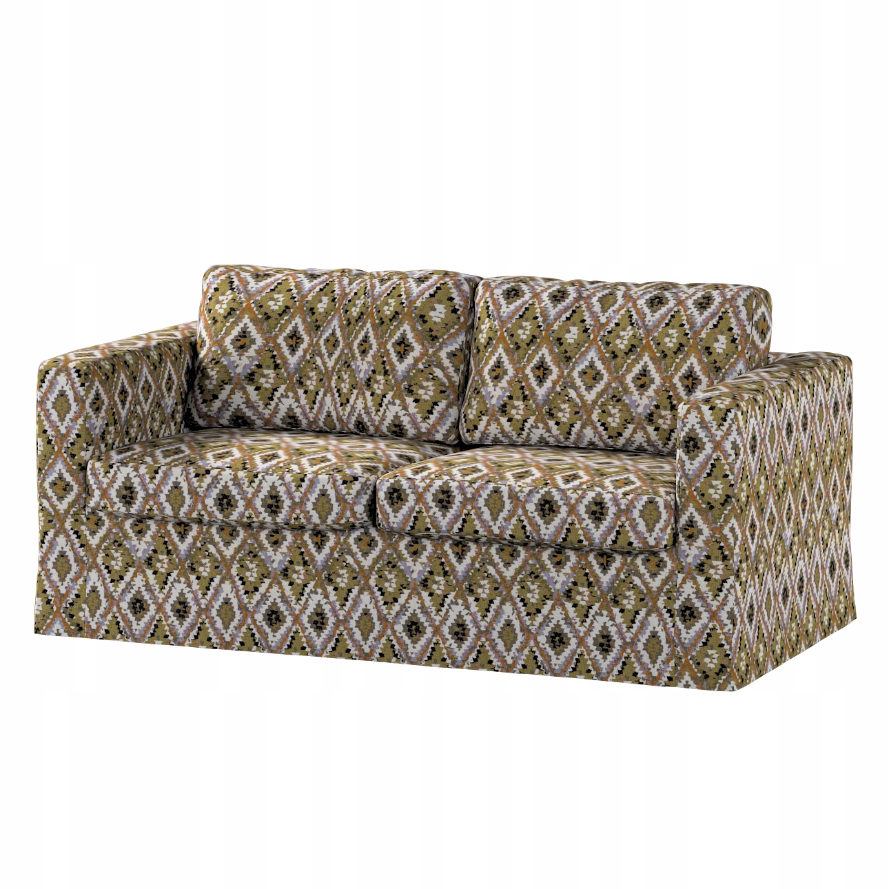 Poťah na 2-miestnu nerozkladaciu pohovku Karlstad Ikea, oranžový