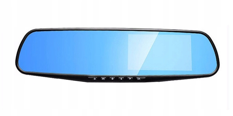 Praktyczna kamera na lusterko, przód i tył