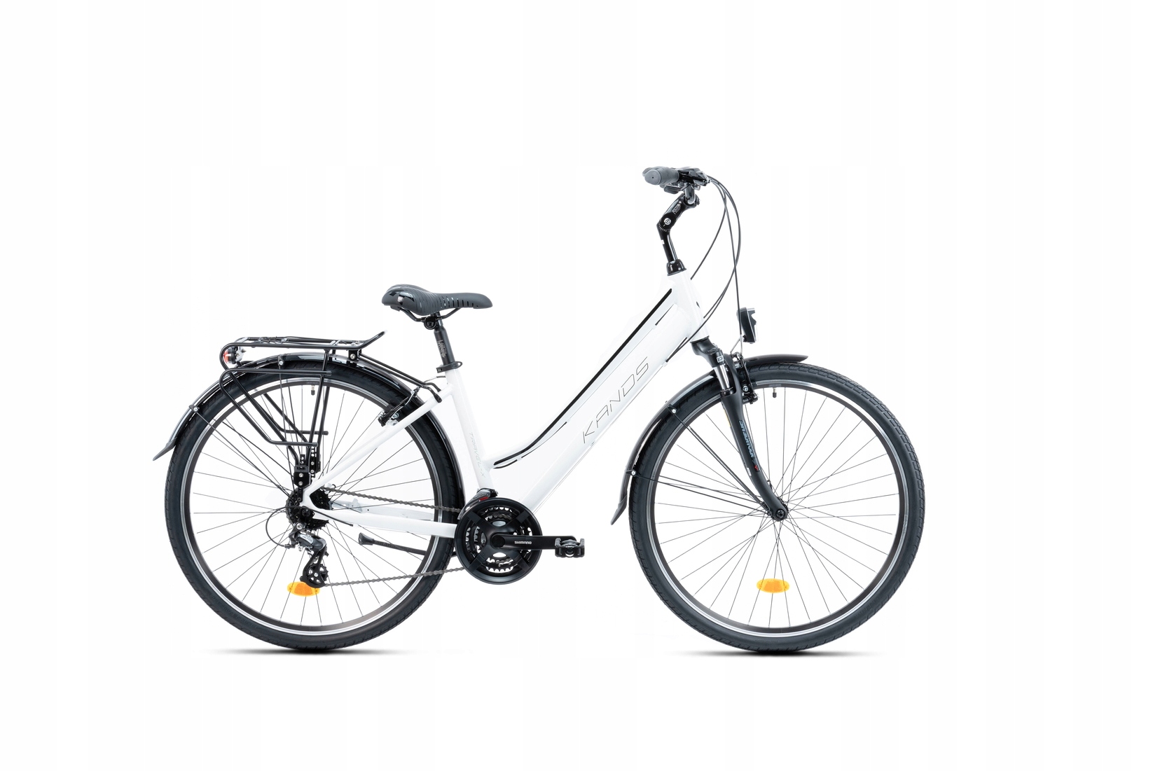 Rower trekkingowy 28 Kands Travel-x biały połysk R17 wzrost 152-167 cm 2025