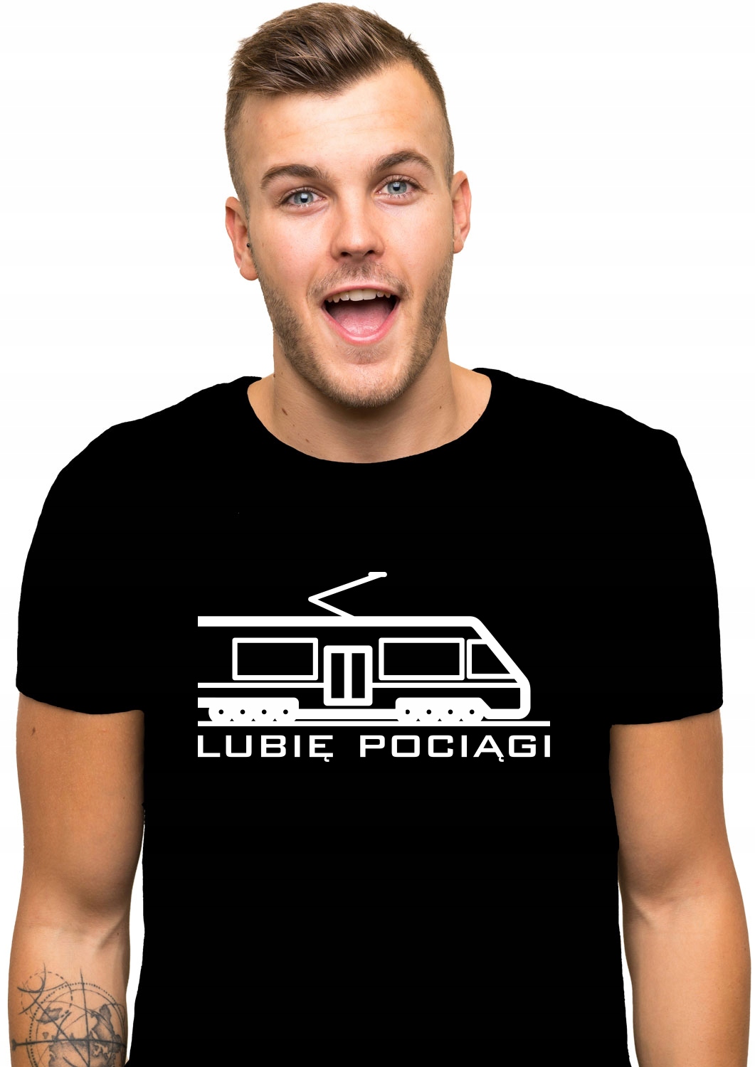 

koszulka Lubię Pociągi prezent