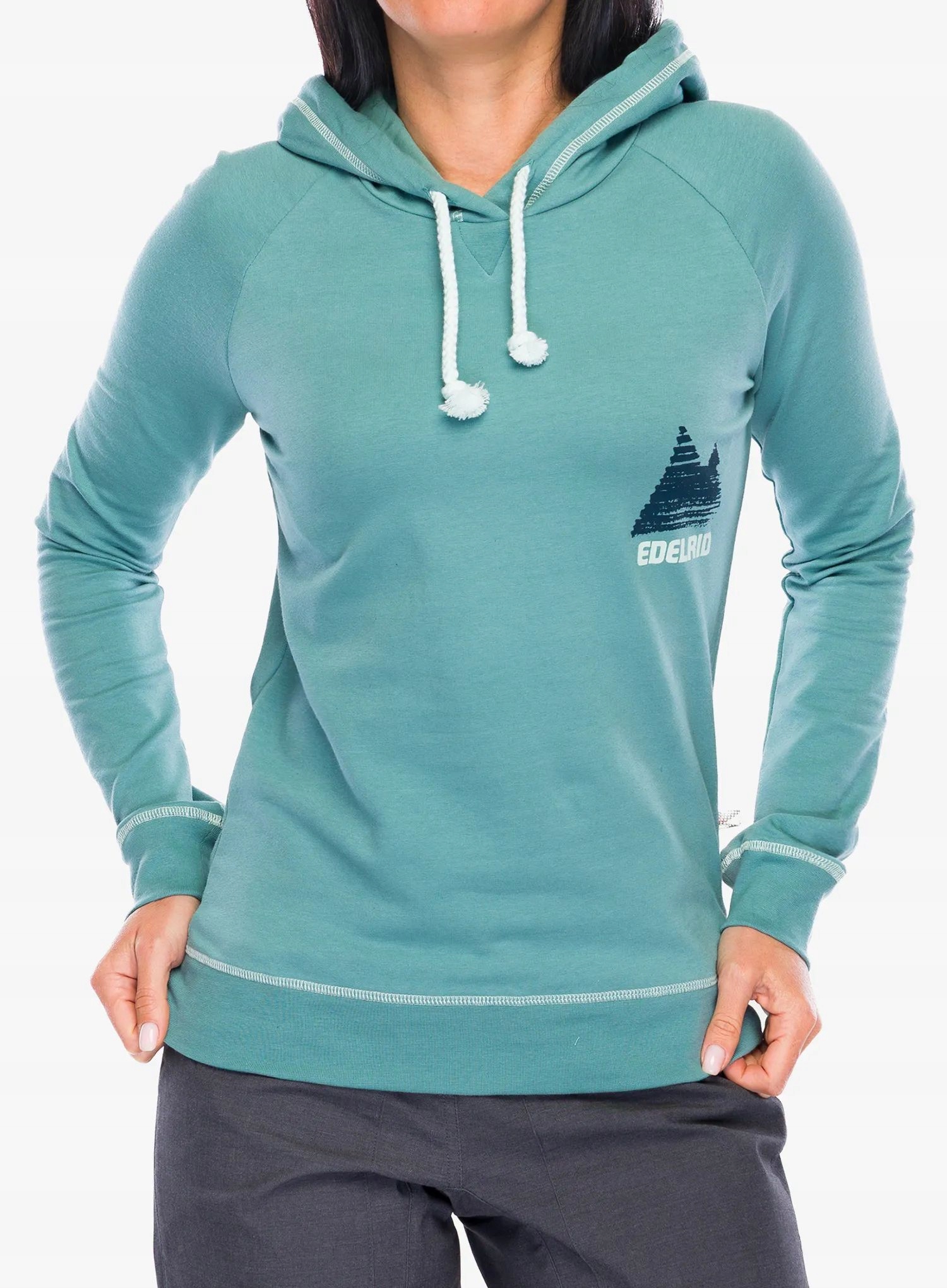 Mikina s kapucí Edelrid Tecu Hoody mineral blue S