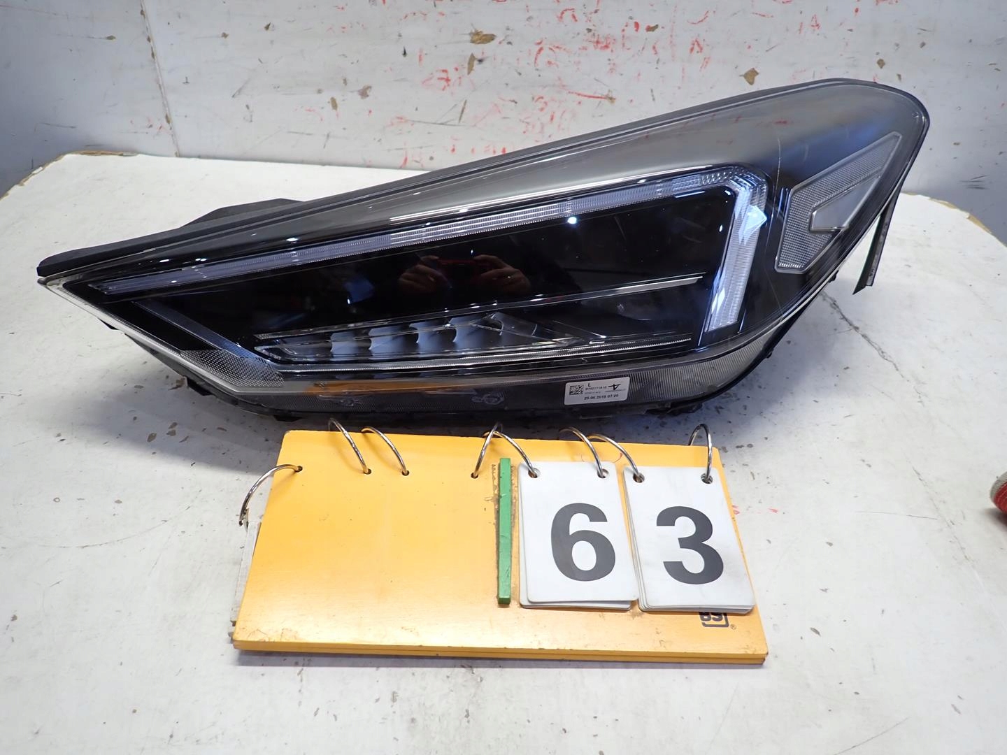 light front front left HYUNDAI TUCSON III LIFT 18- FULL LED 92101-D7700