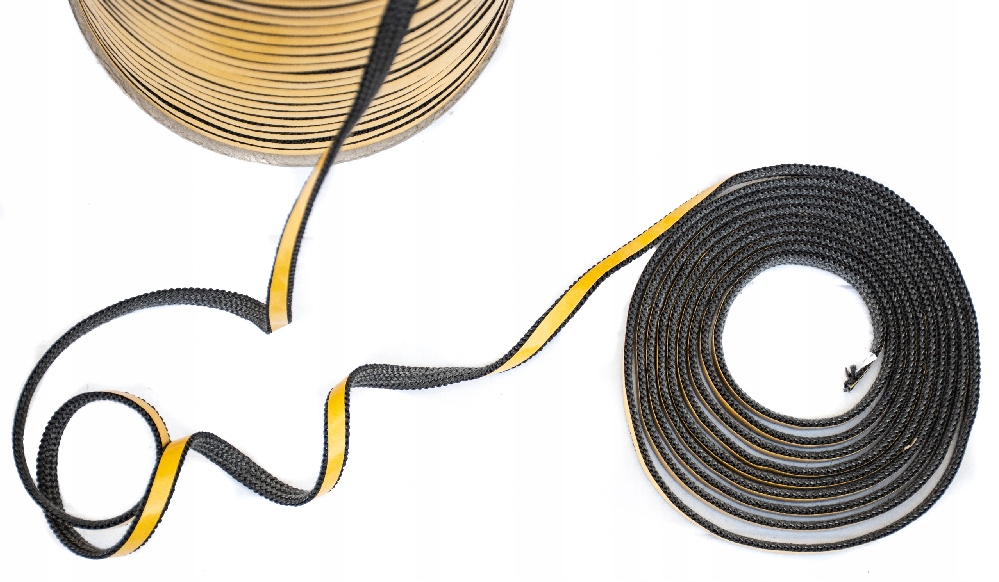 TAŚMA ŻAROODPORNA USZCZELKA SZYBY DO KOMINKA 3x10m Kod producenta TAŚMA ŻAROODPORNA