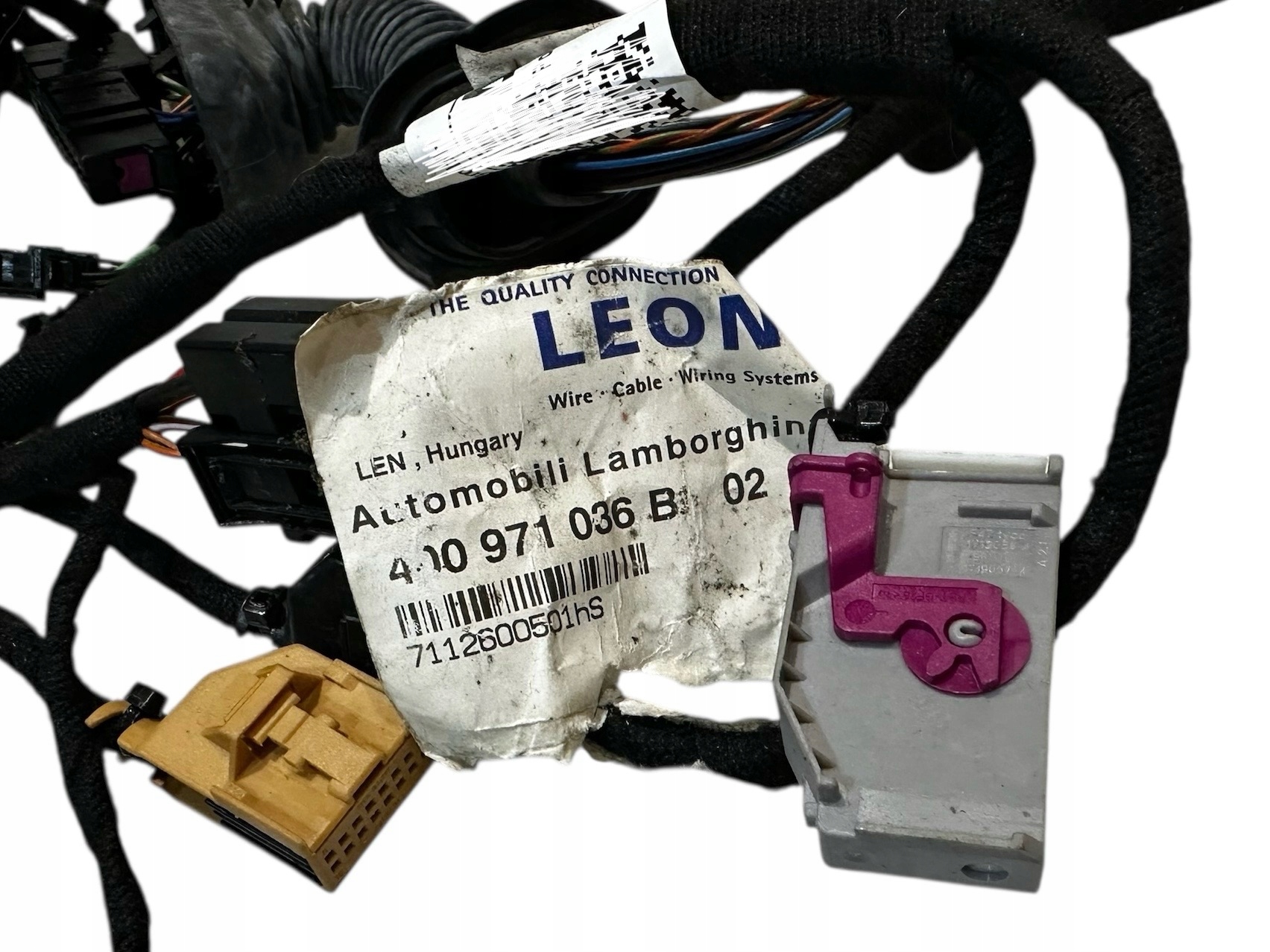LAMBORGHINI GALLARDO wiring kabel bundle door RH 400971036B