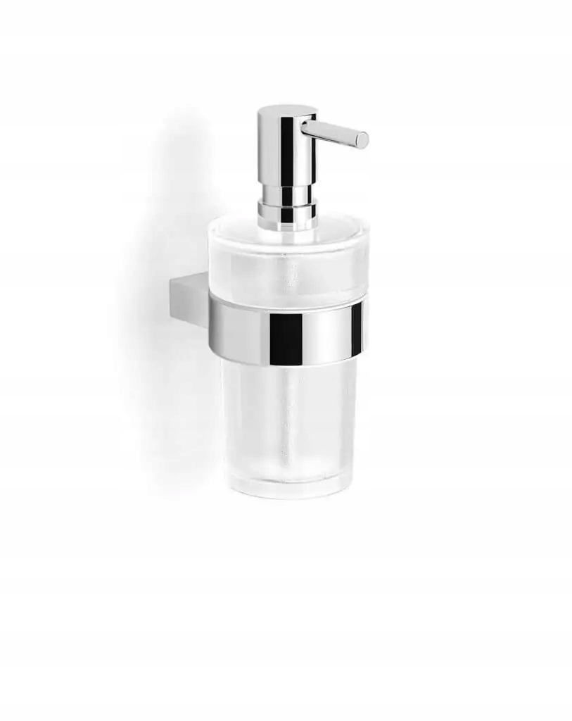Dávkovač na tekuté mydlo Stella Soul chróm, matné sklo
