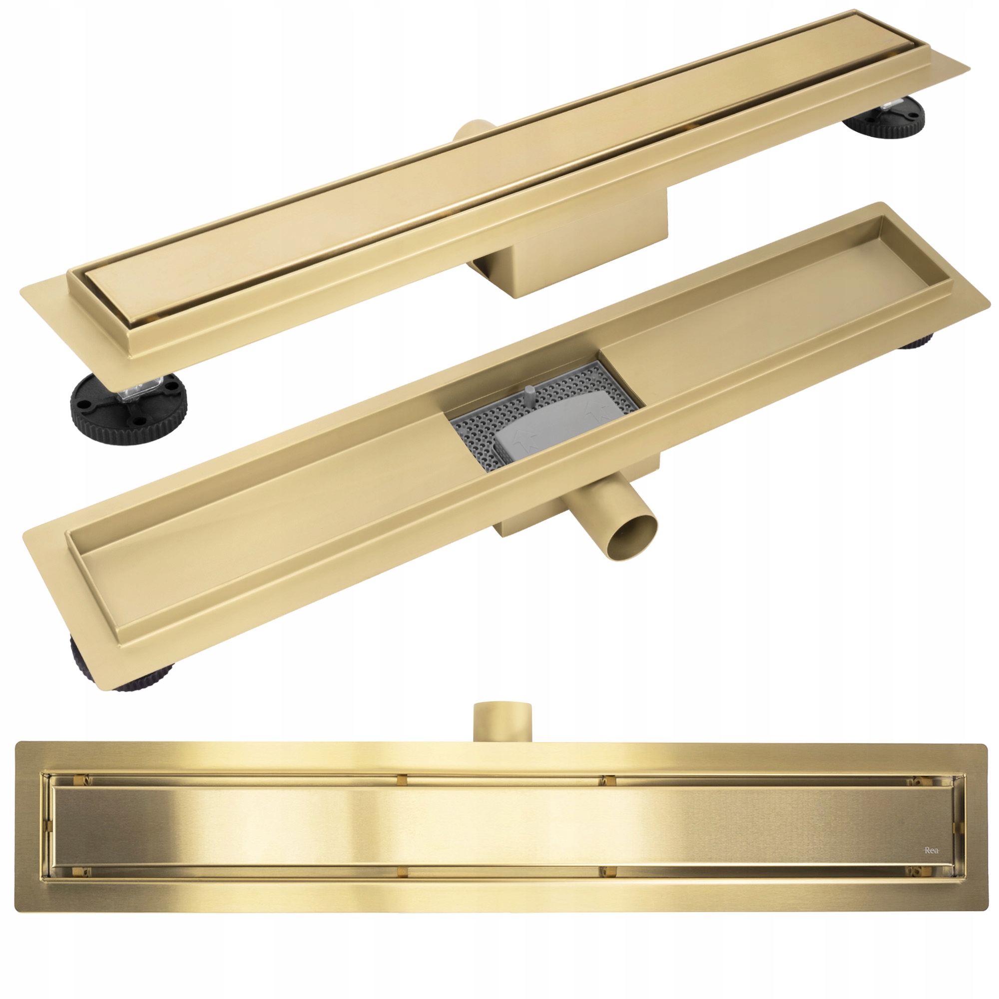 Rea Odtok Neox Zlatý Kartáčovaný 900