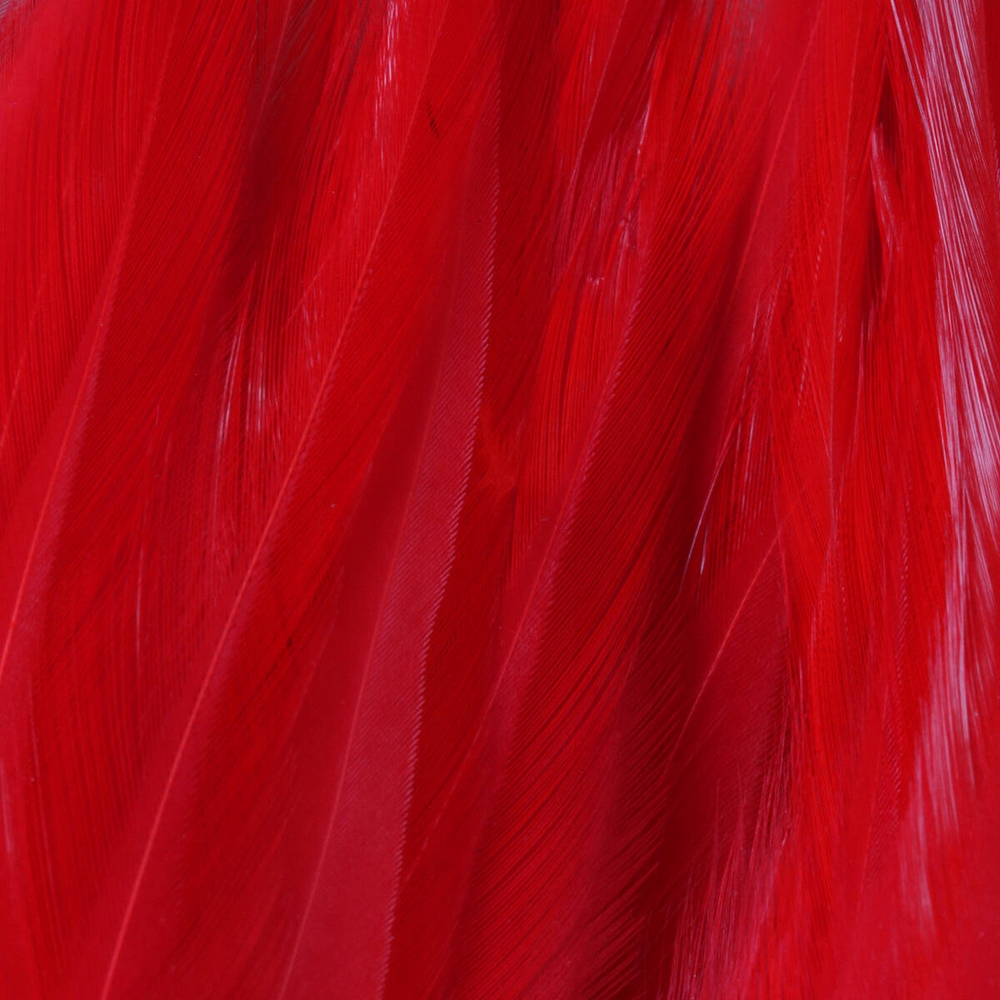 FFGene Strung Saddles Hackle Crimson