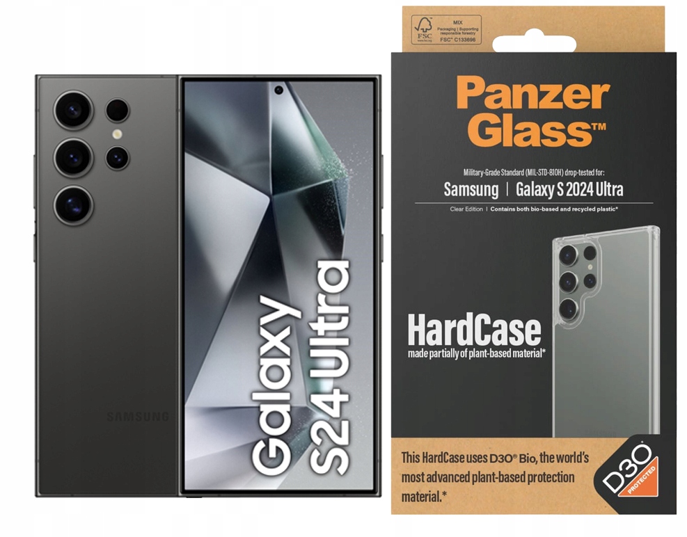 Panzerglass Pouzdro HardCase pro Samsung Galaxy S24 Ultra bezbarvé