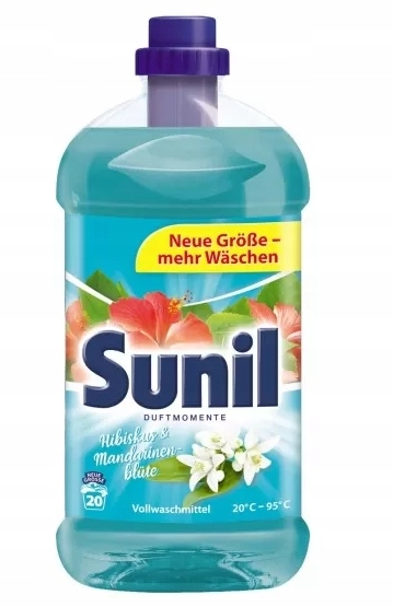 

Sunil, Płyn do prania Hibiskus 20prań, 1,32 l