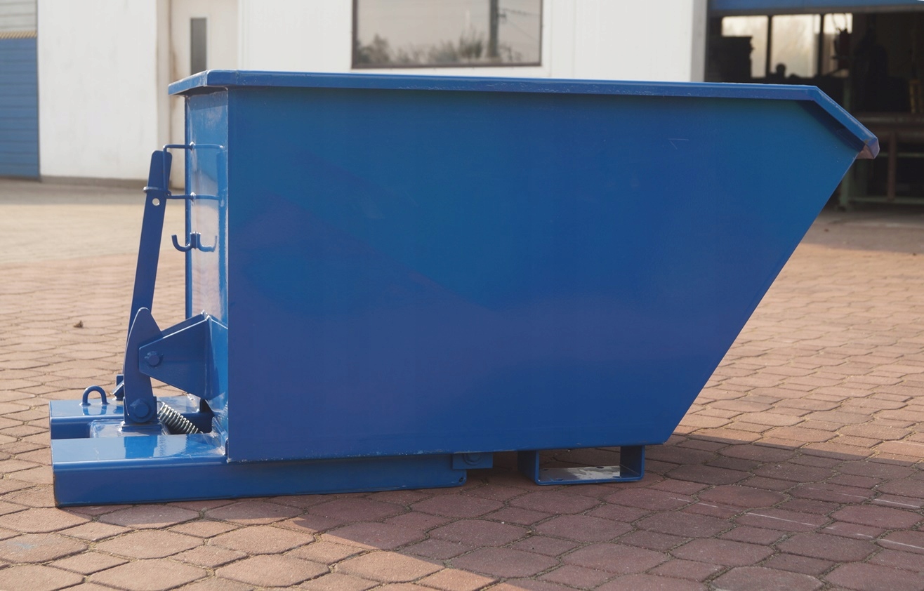 Niski, szeroki pojemnik PMUC LIGHT 1500 L Wysokość produktu 90.7 cm