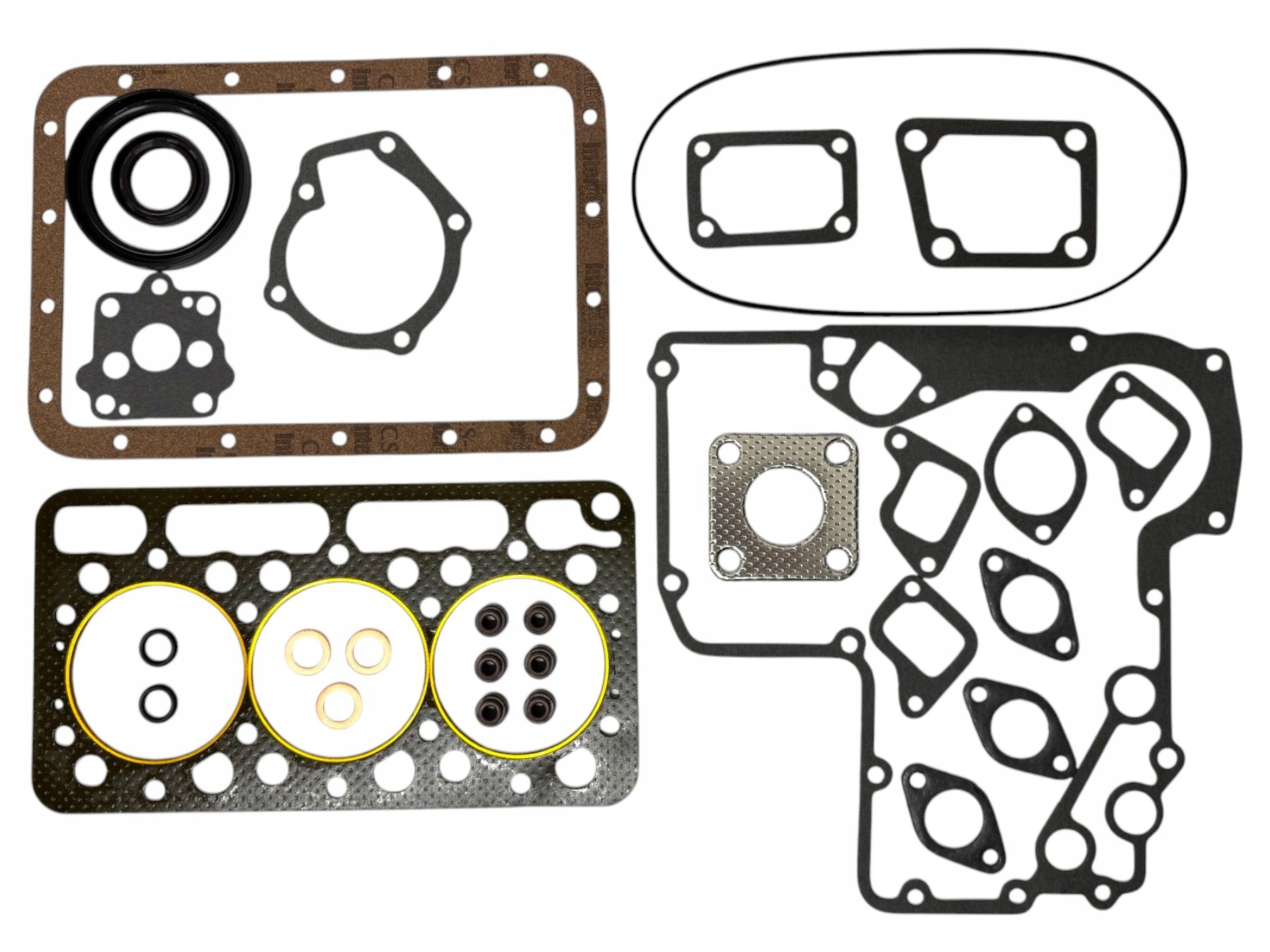 Sada těsnění motoru je vhodná pro Kubota D950, sada těsnění, těsnění