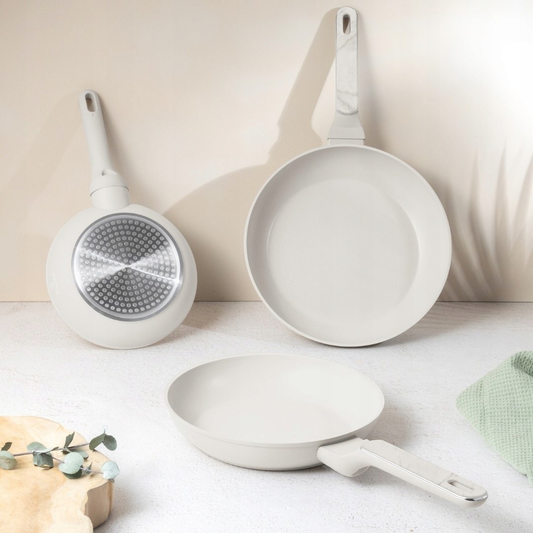 Sada 3 panvíc BerlingerHaus BH-8398 Sahara Marble Collection