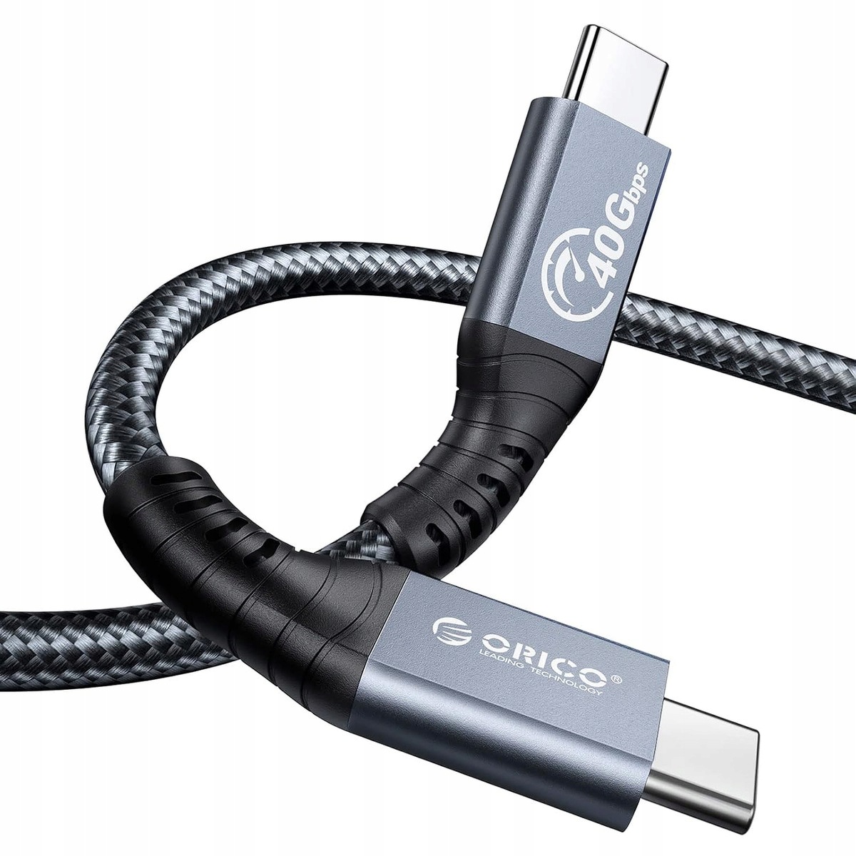 Orico Kabel Thunderbolt 4, Usb-c 40 Gbps, 8K60Hz, Pd 100W, 2 m