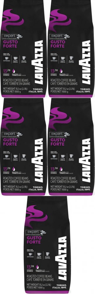 Kawa ziarnista Lavazza Gusto Forte Expert 1kg x5