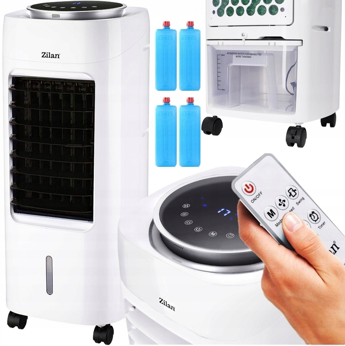 Klimatyzer Klimator Wodny Ewaporacyjny Przenośny Alaska Zone 7L 65W