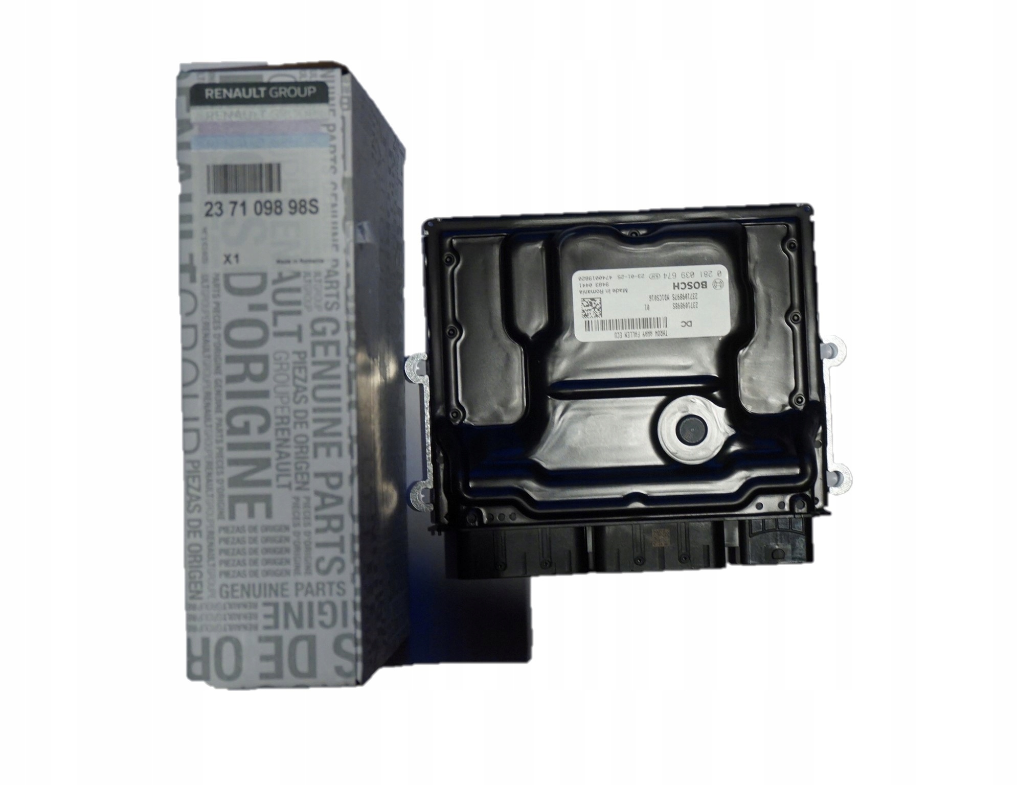 KOMPUTER SILNIKA RENAULT DACIA 237109898S 0281039674 Oryginalne opakowanie