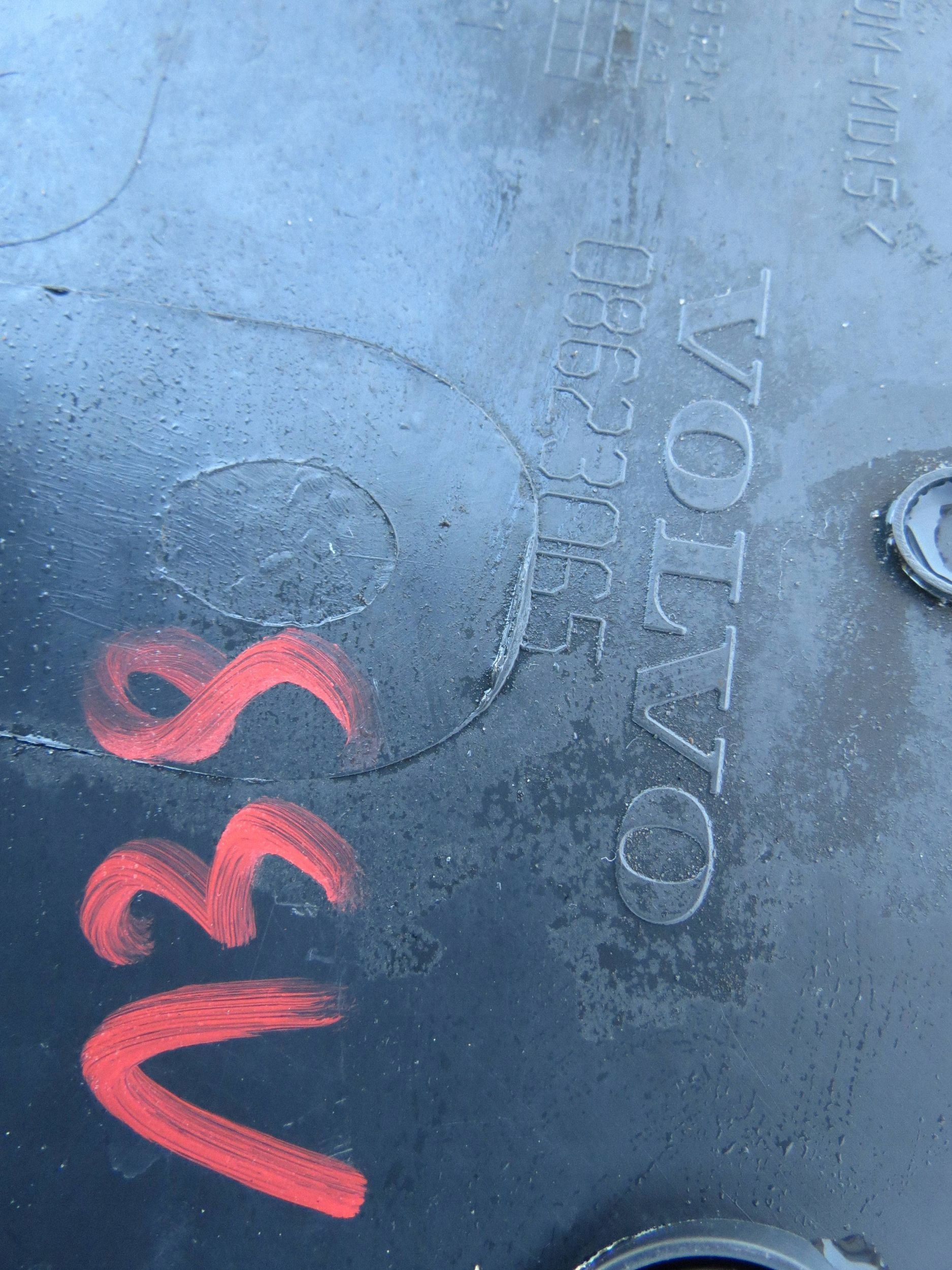 couverture couvre du tableau de bord VOLVO S40 II 08623065
